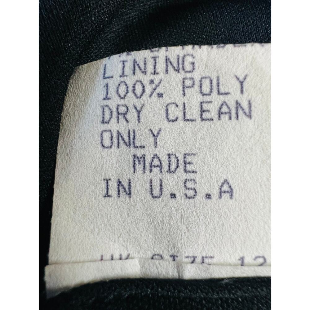 Tadashi Shoji NEW Collection 100% Silk Midi Black and White Dress Size 10 - Picture 12 of 14